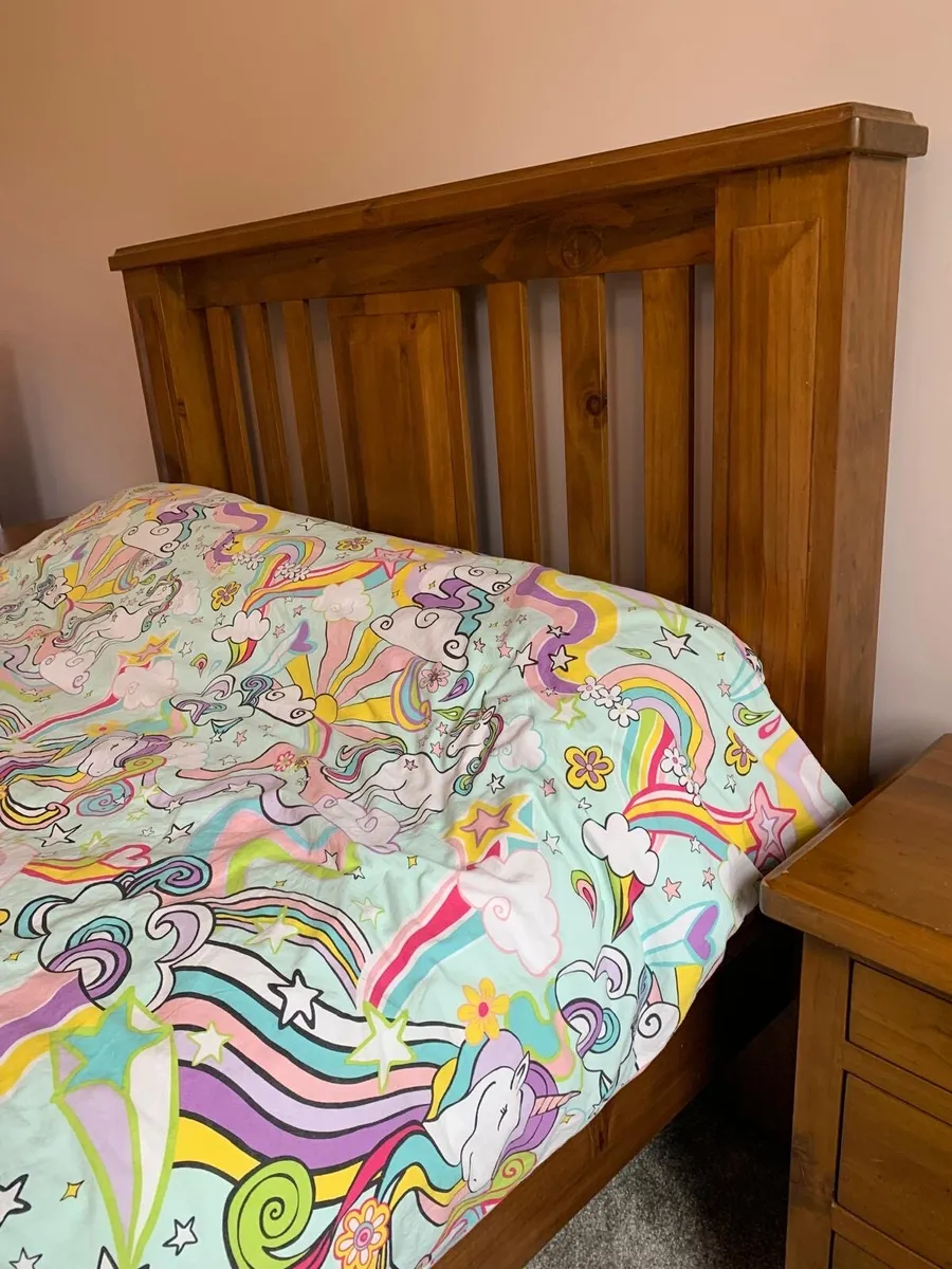 Solid Wood Double Bedroom Furniture Set - Image 3