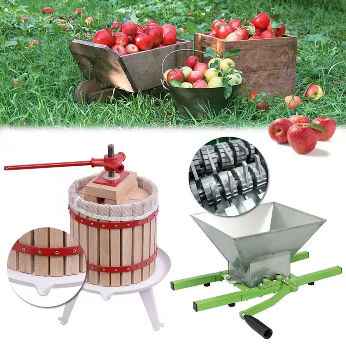 Fruit Press 12L Manual Wine Fruit Press - Image 4