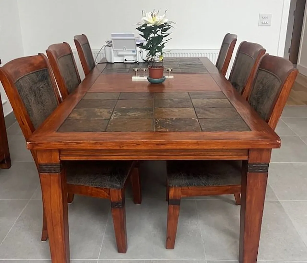 Alpine Heritage Dining Table 6 Chairs & Sideboard - Image 2
