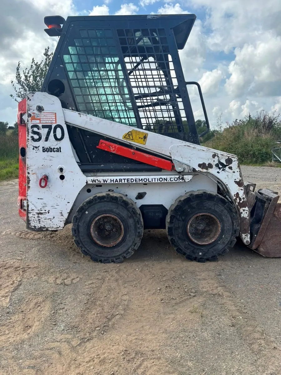 Bobcat S70 Compact Skid Steer - Year 2019 --883 Hr - Image 3