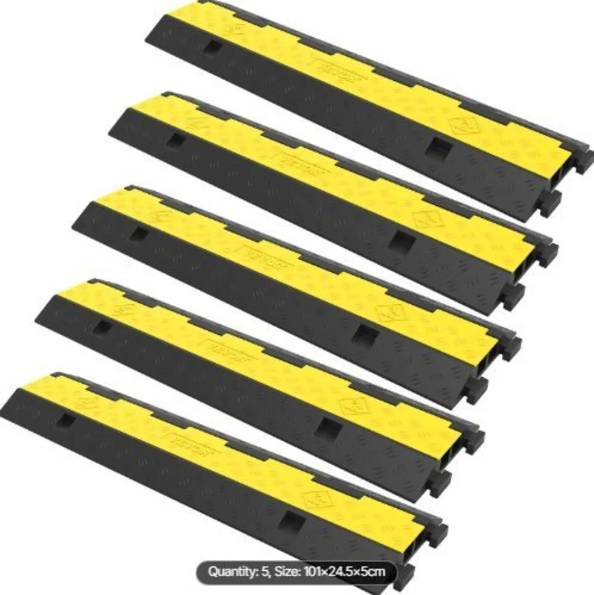 Cable Protector Ramp 101x24.5x5 cm , 5 Packs - Image 4