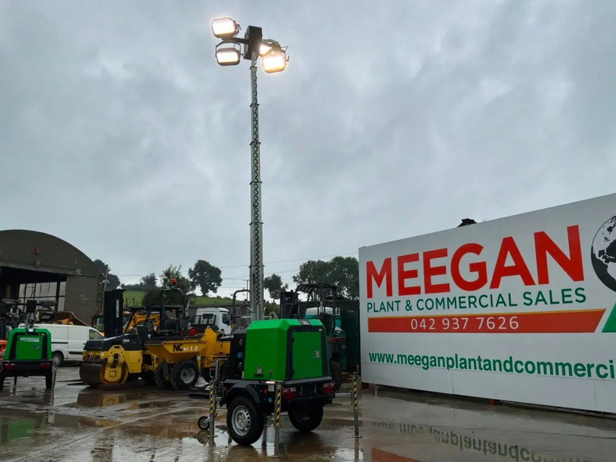 2020 Generac v20 mobile lighting tower...1418 hour - Image 3