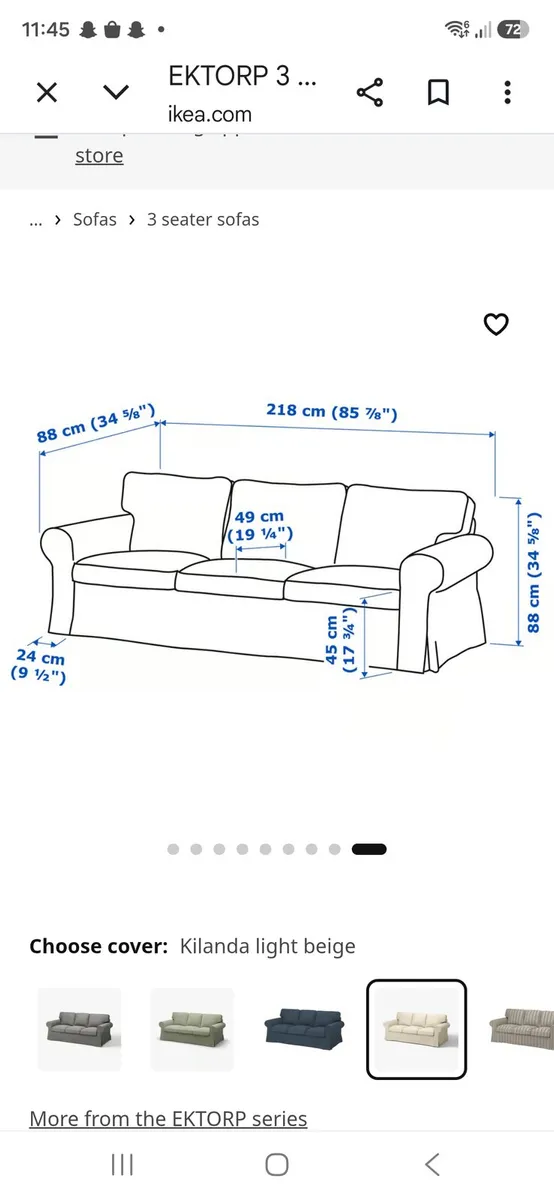 3 seater, 2 seater and armchair - Image 4