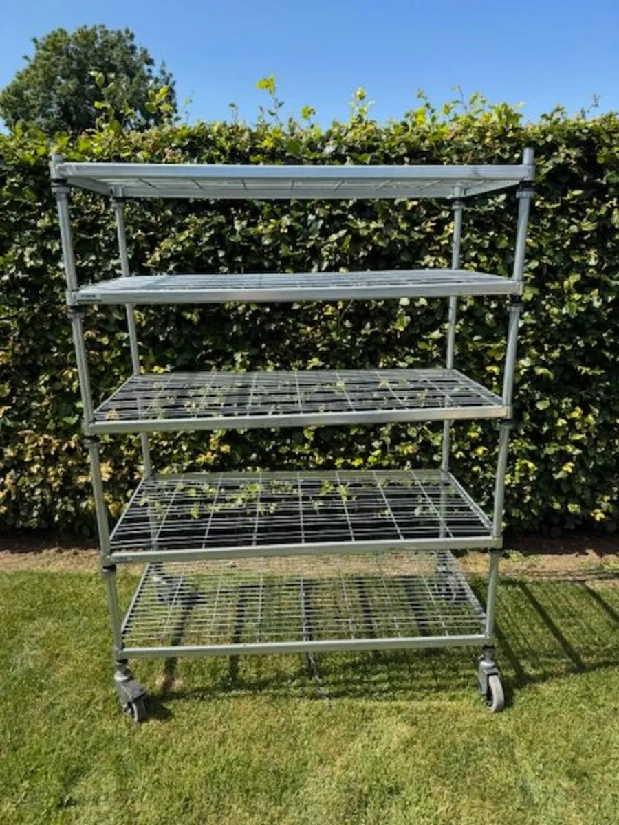 Wired Shelf Trolley 5 Shelves - Image 1