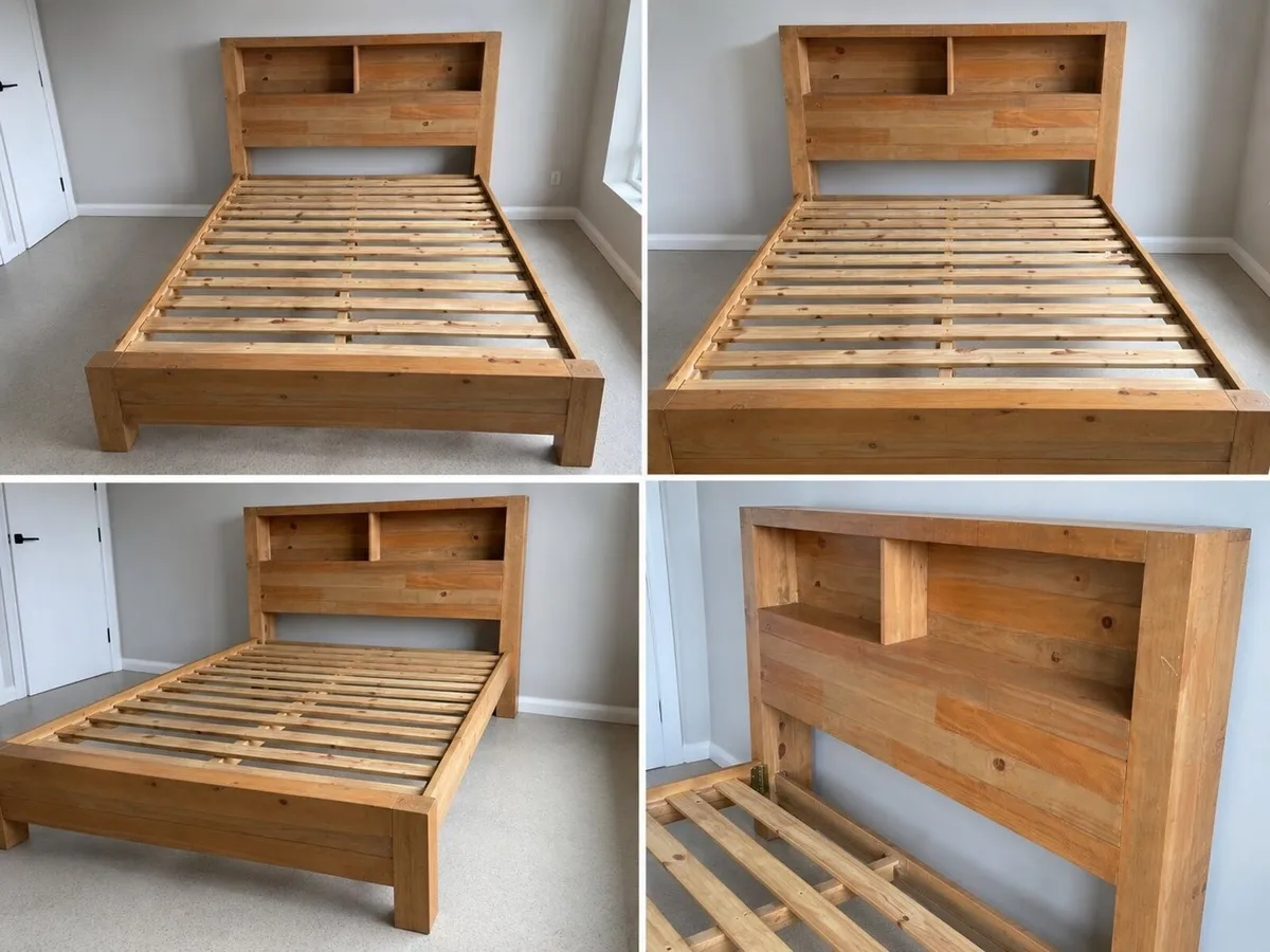 Coolmore Storage Headboard Super King Bedframe - Image 1