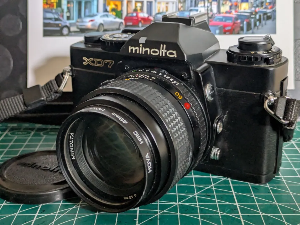 🎞️ Minolta XD7 all black + 50mm 1.4💥 lens - Image 3