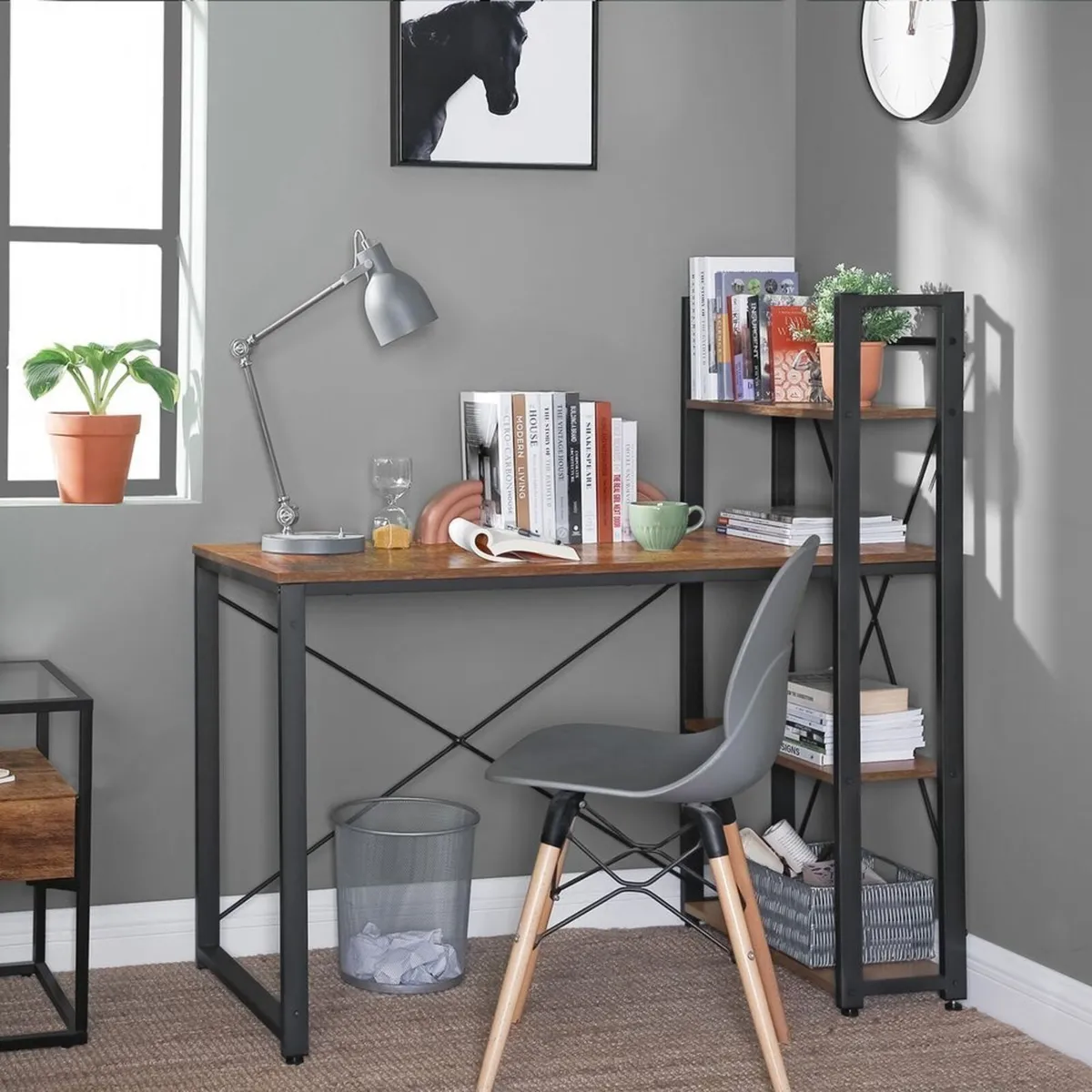 Spacious STUDY desk with 3 shelves - FREE P&P - Image 1