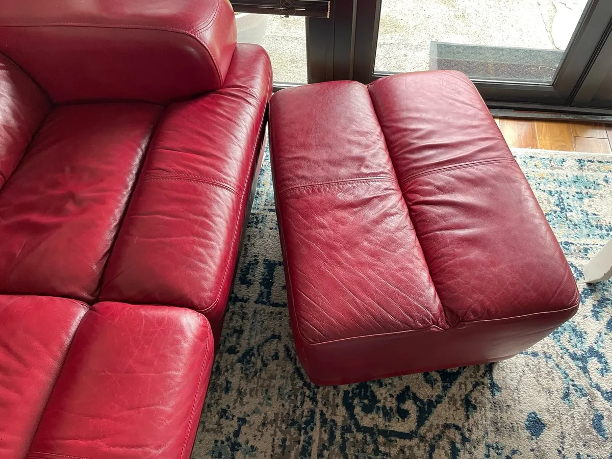 Leather couch - Image 3
