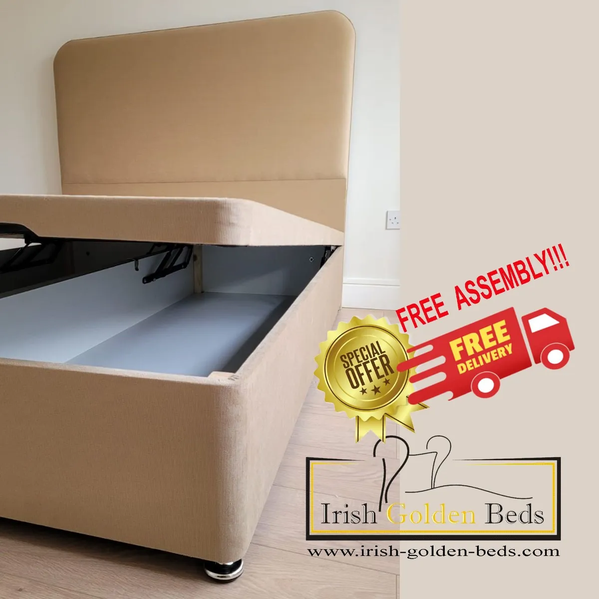 bed frame and headboard, free delivery - Image 4