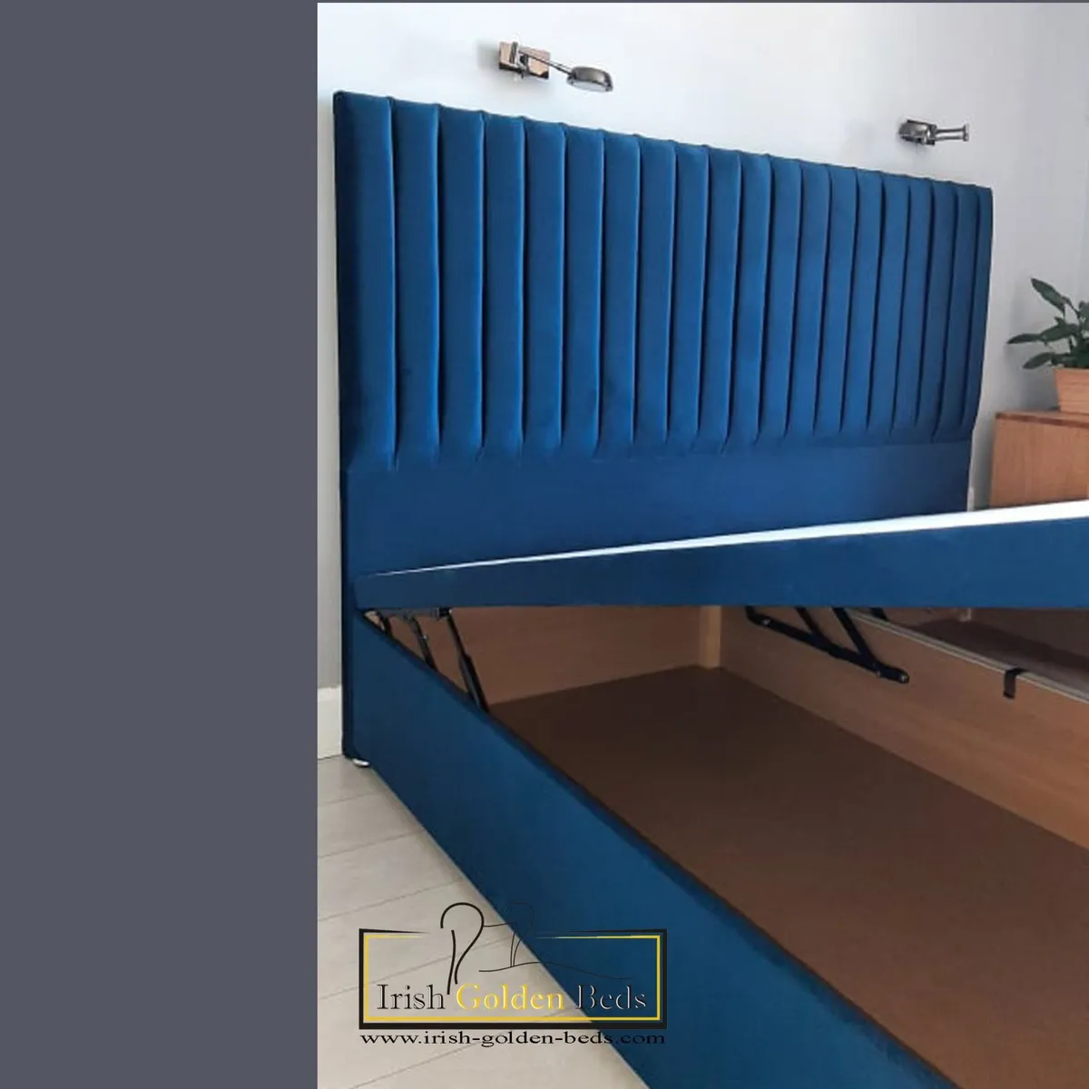 bed frame and headboard, free delivery - Image 1