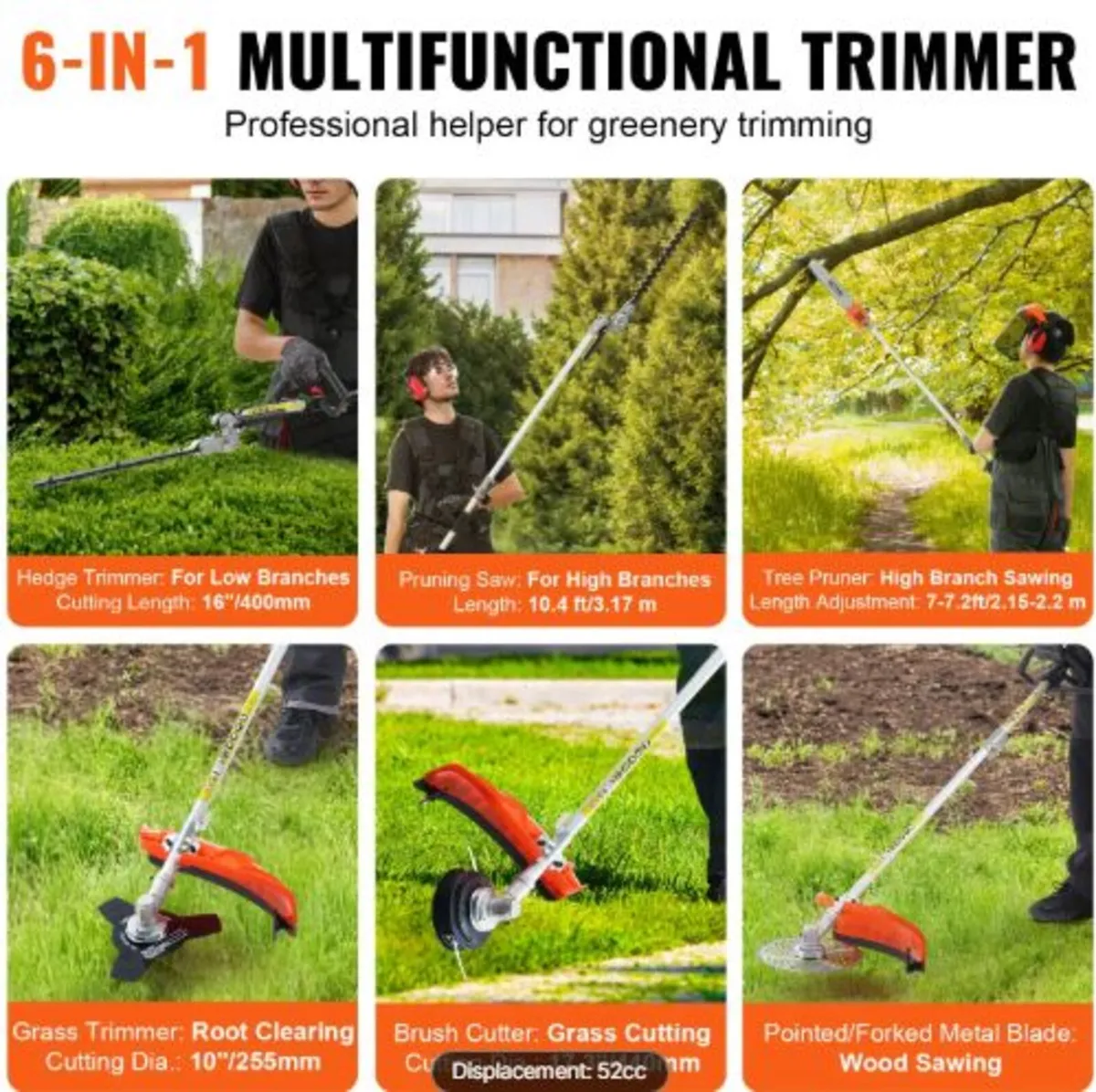 52CC 6-in-1 Multi-Functional Trimming Tools, Gas - Image 3