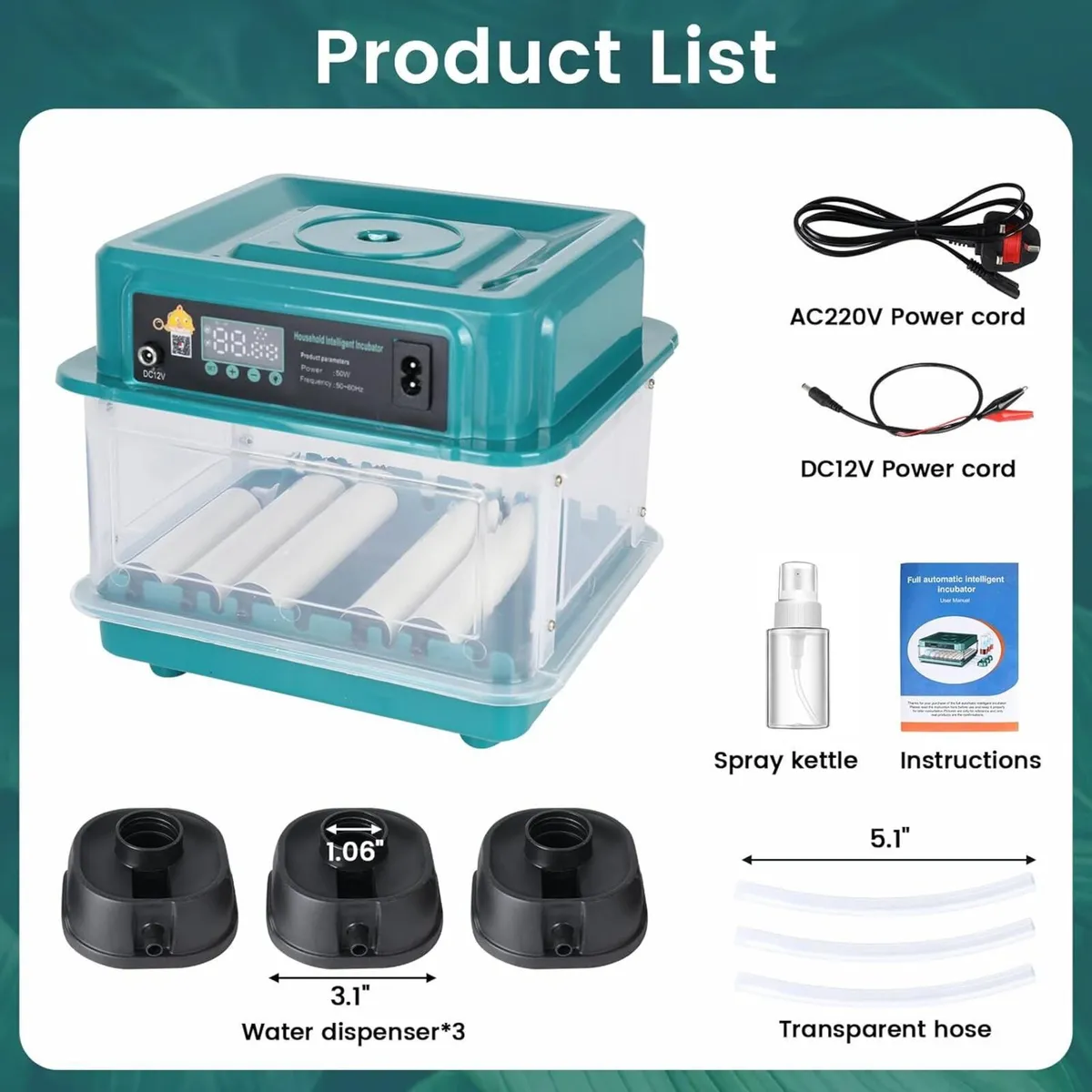 20-Egg Automatic Incubator - Image 2
