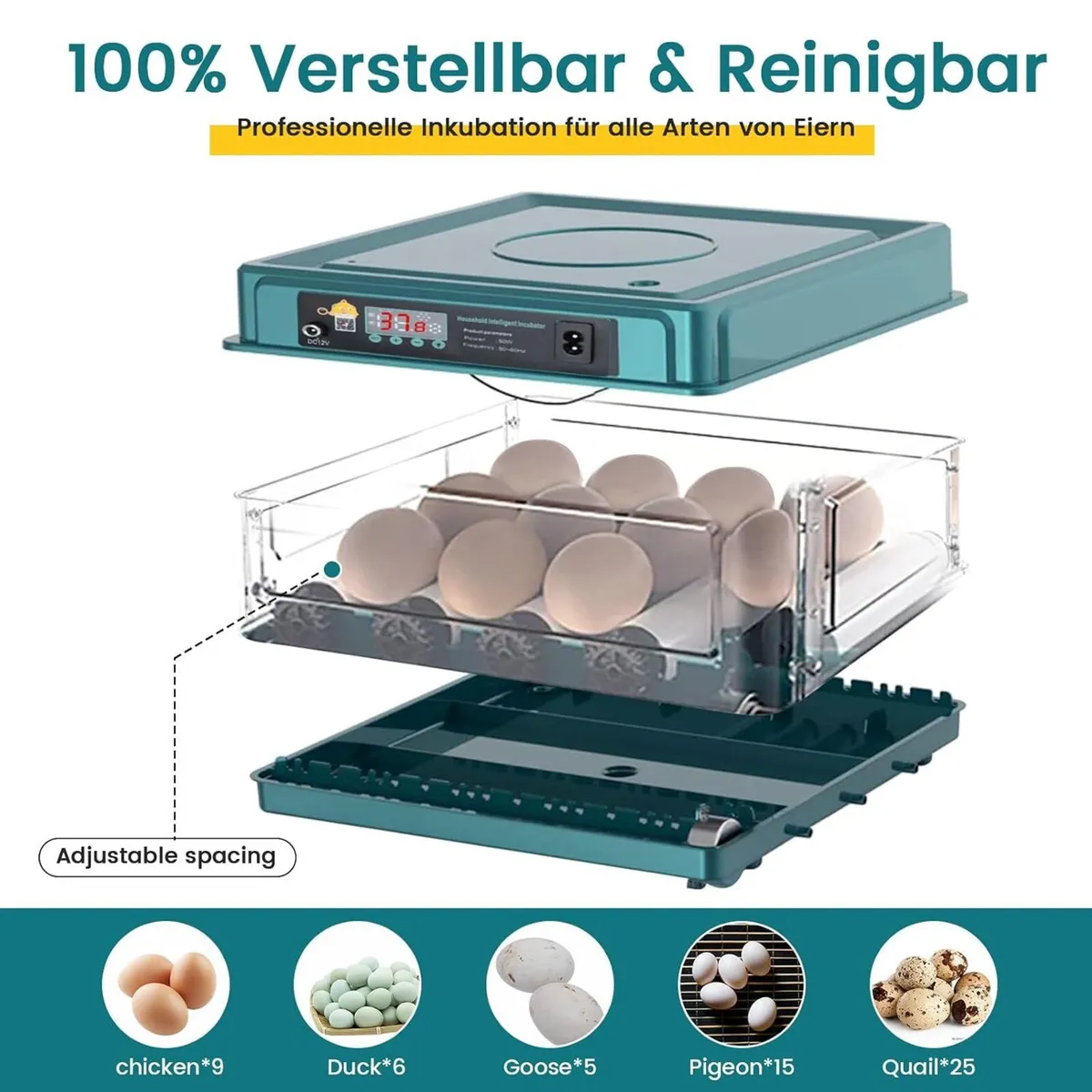 20-Egg Automatic Incubator - Image 3