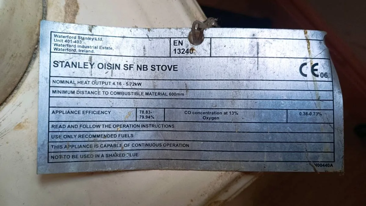 Waterford Stanley Oisin (SF NB) Multi-Fuel Stove - Image 4