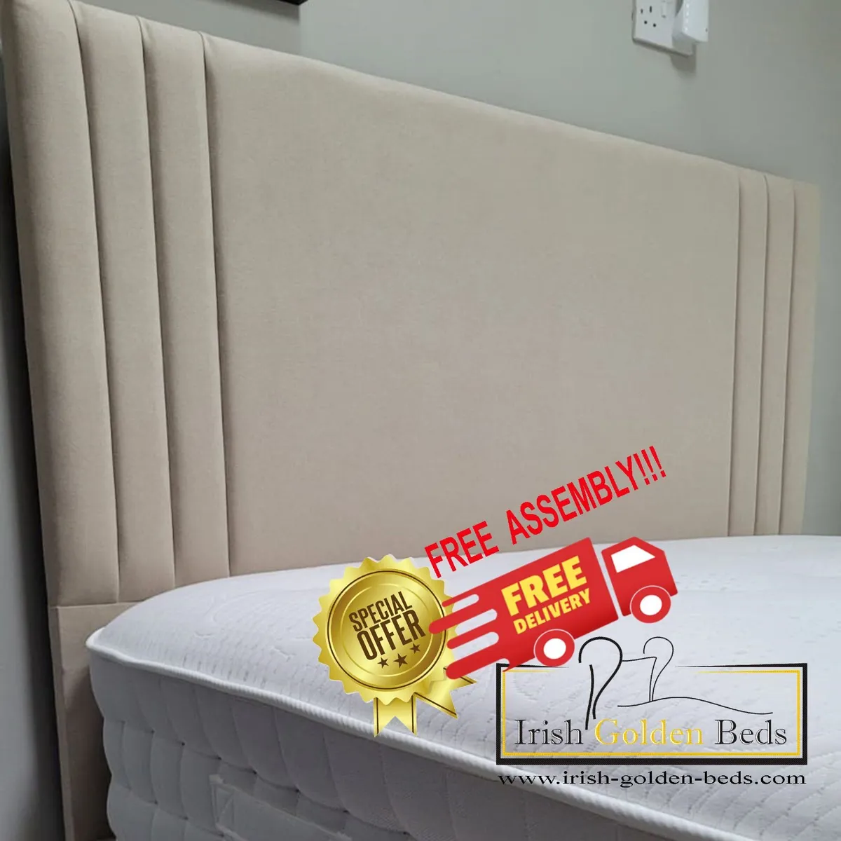 bed frame and headboard, free delivery - Image 4