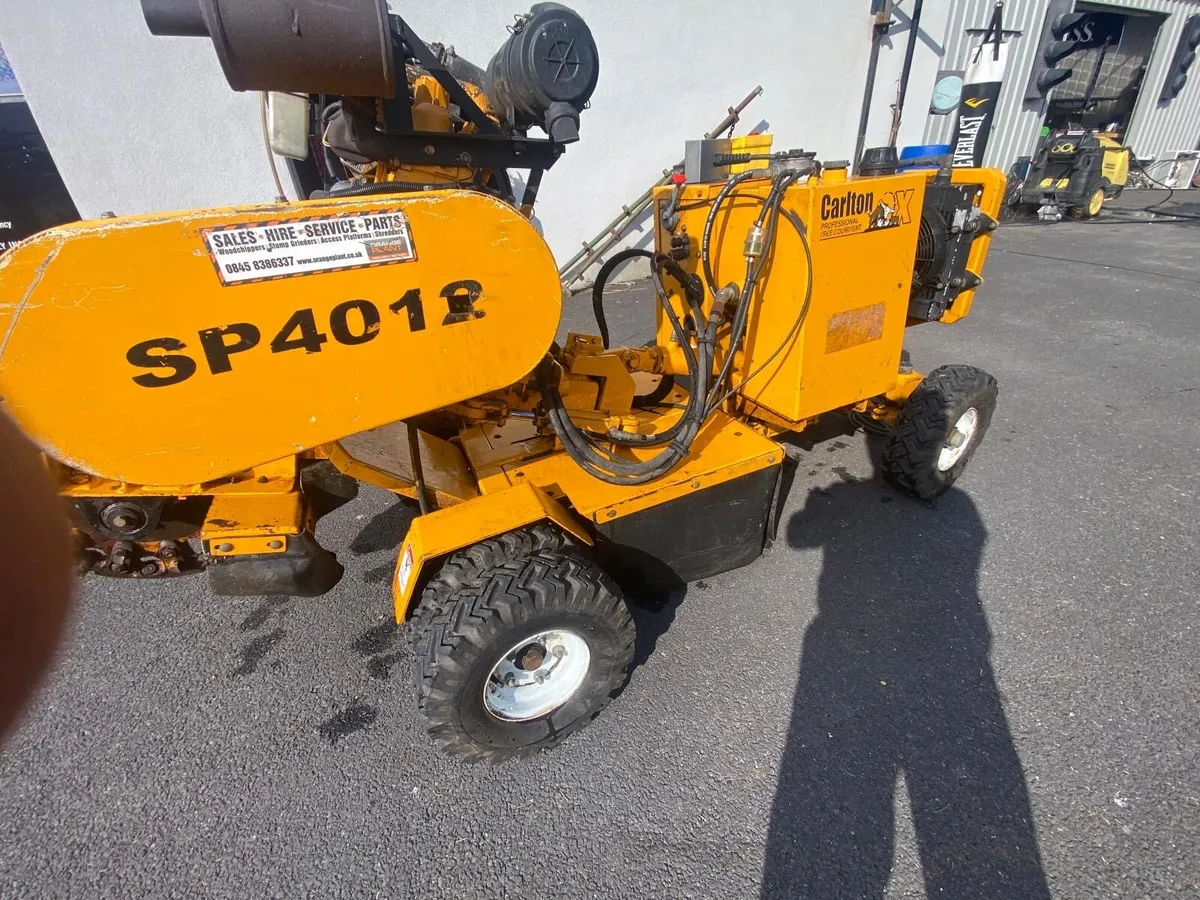 FOR SALE: Carlton SP4012  Stump Grinder Low Hours - Image 4