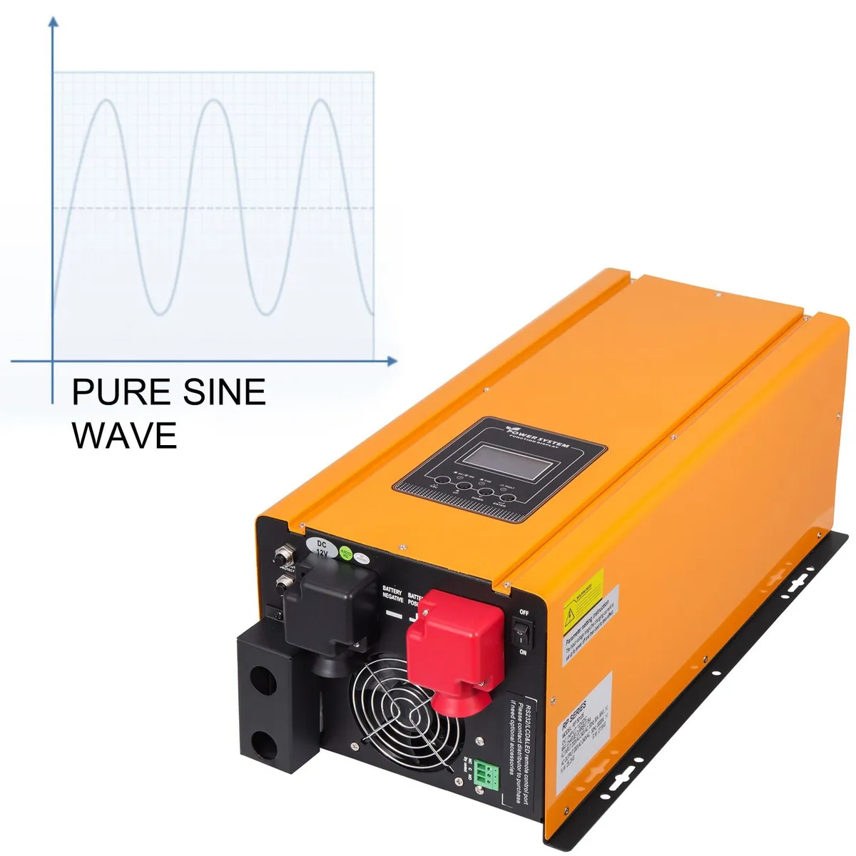 3kW 12V Pure Sine Wave Off-Grid Power Inverter - Image 2