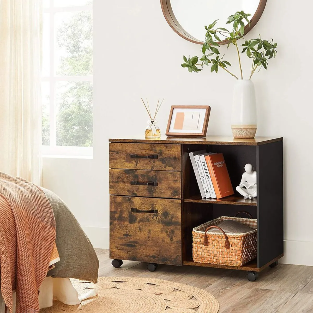 New Industrial Style Filing Cabinet - FREE P&P - Image 1