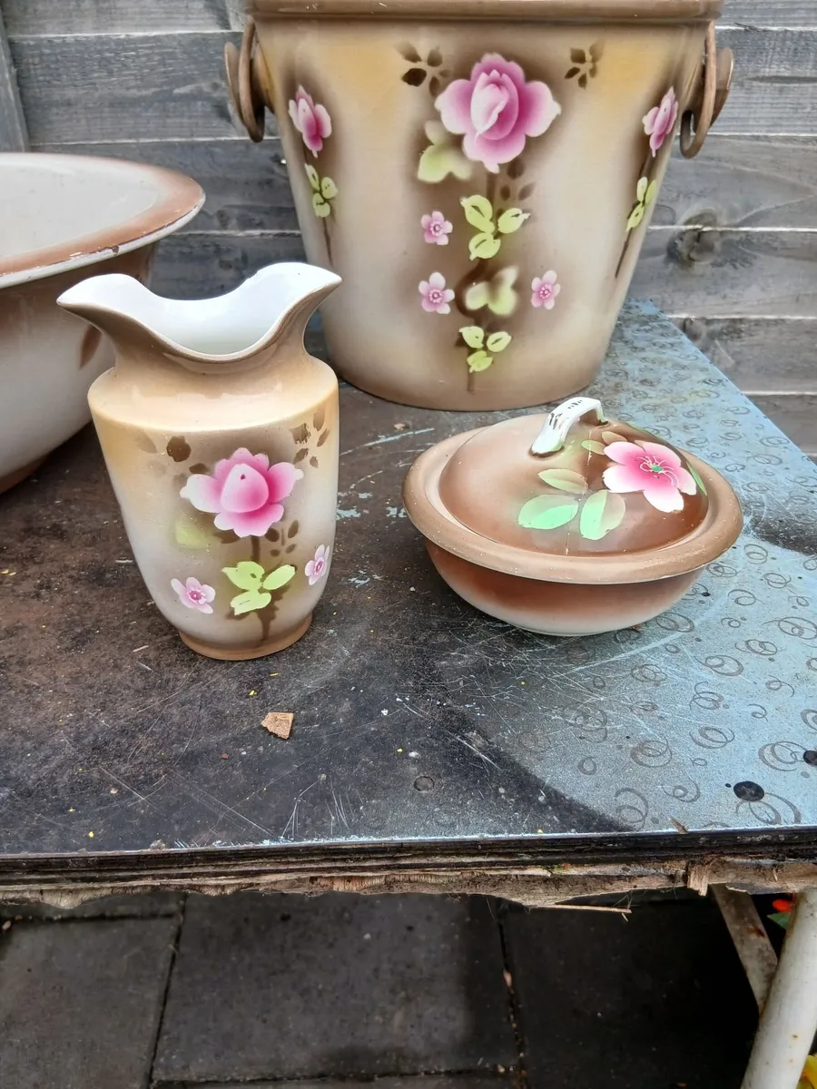 Antique old wash set - Image 1
