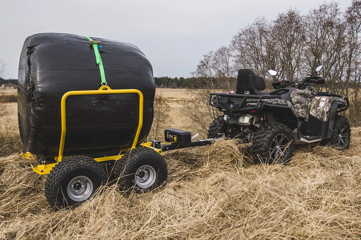 Bale Trailer Atv Utv silage / hay bales - Image 3
