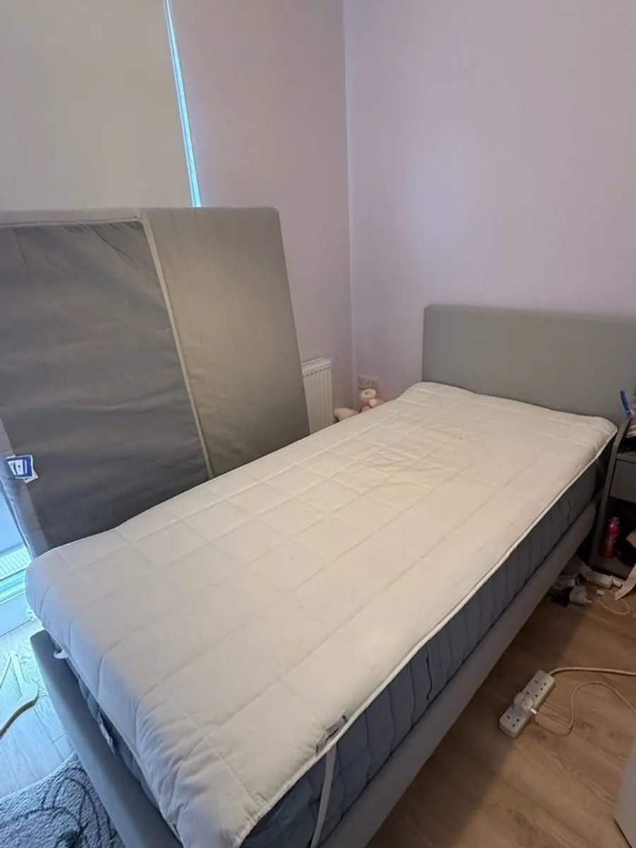 Single Bed Frame + Mattress excellent condition - Image 1