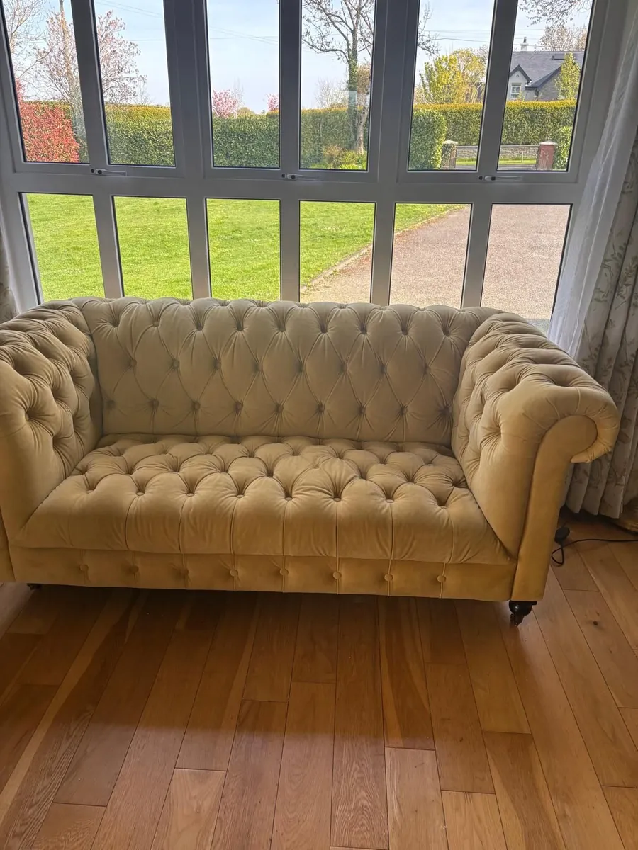 Chesterfield Sofa & Chair - Image 2