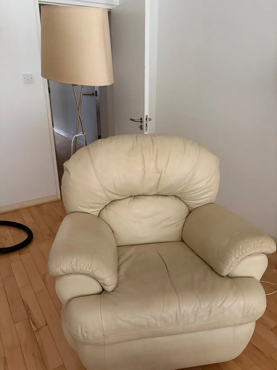 Armchair recliner and standing lamp - Image 1