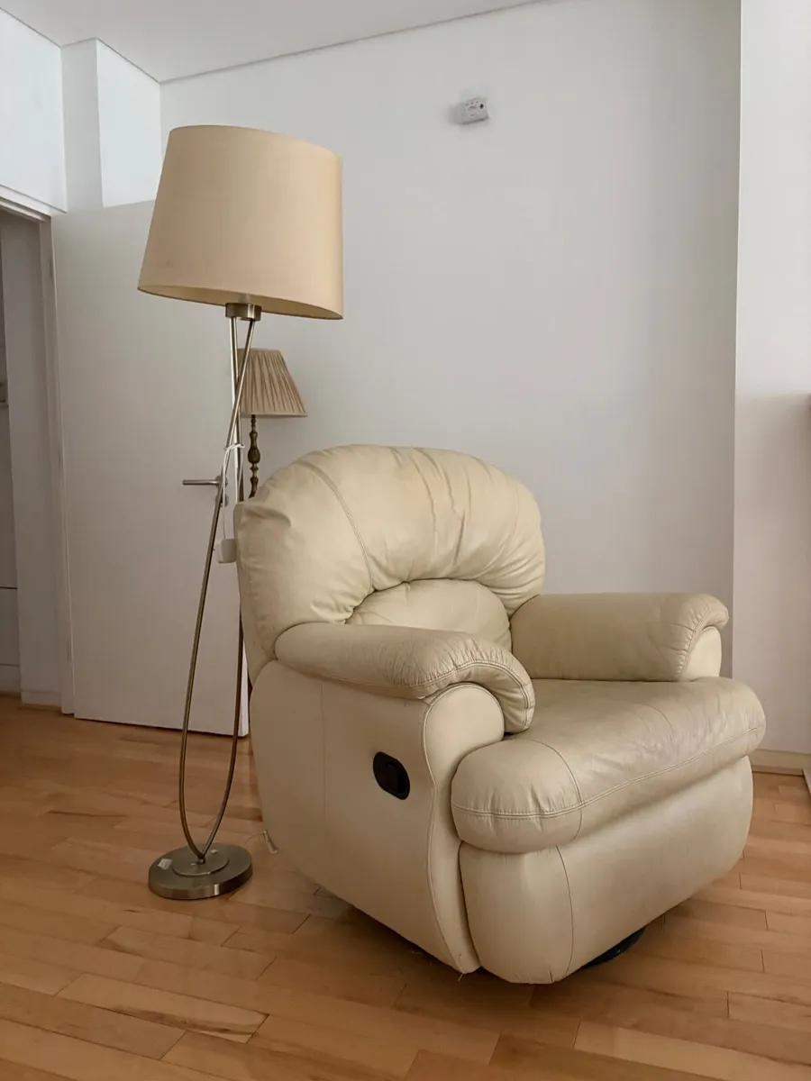 Armchair recliner and standing lamp - Image 2
