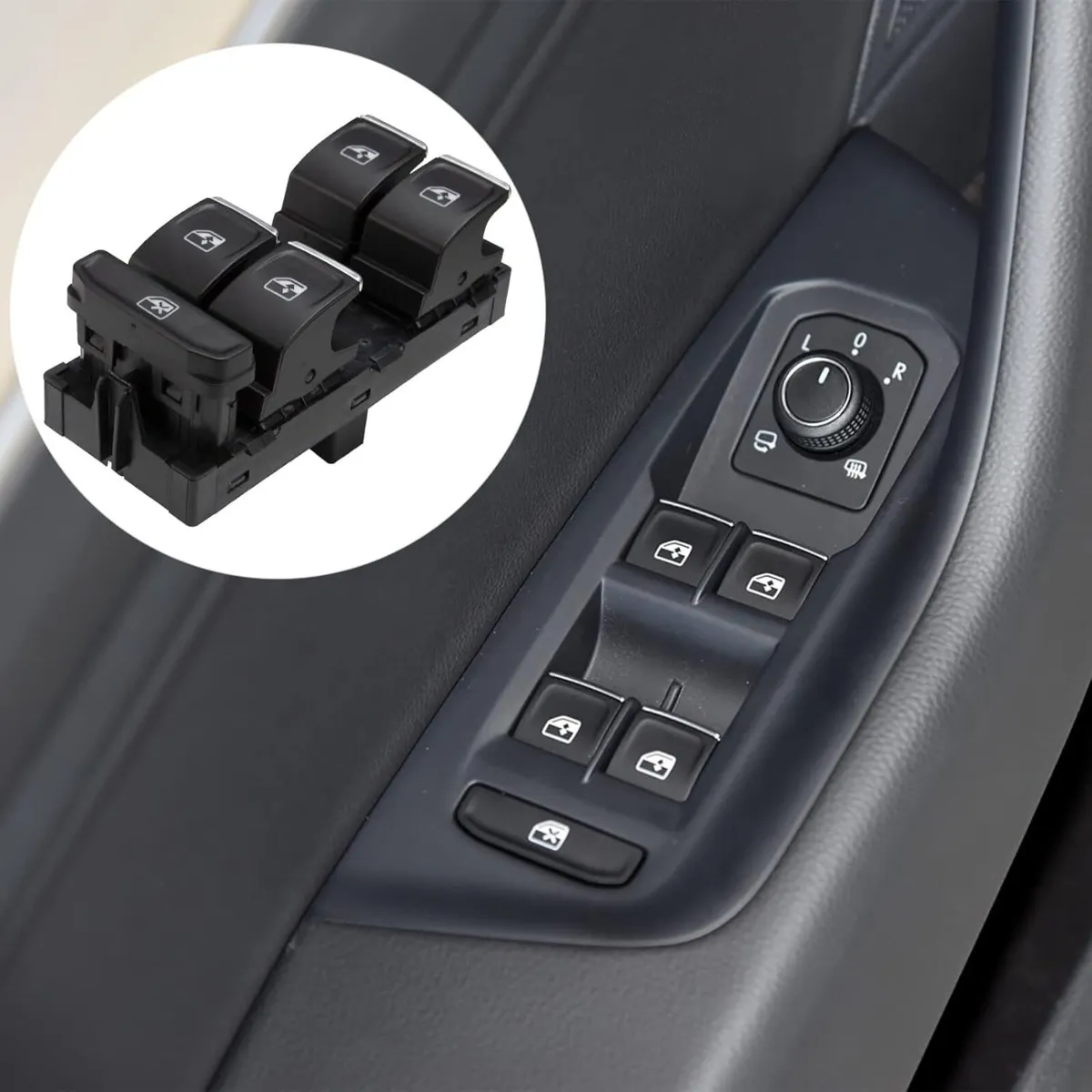Electric Power Window Master Switch for Golf Mk7 P