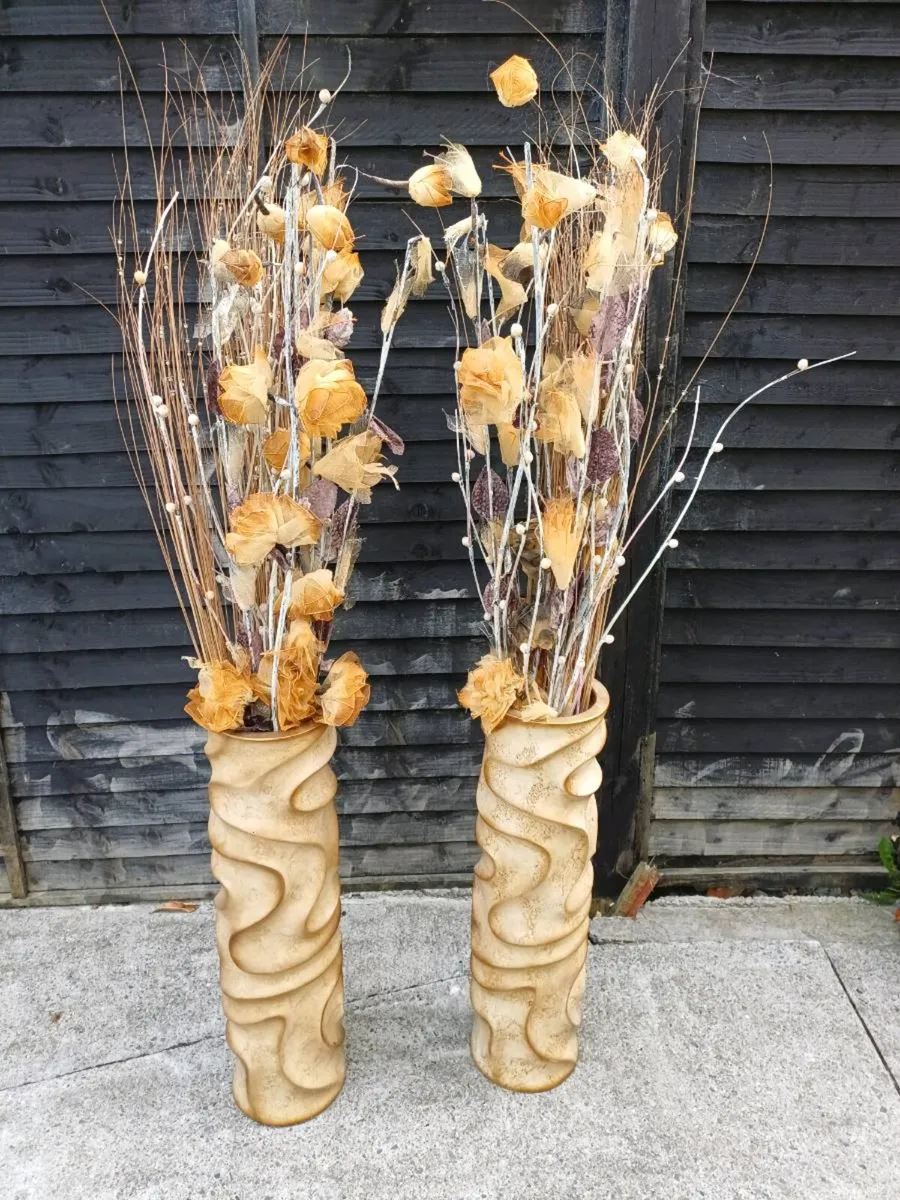 Vintage Ceramic Floor Vases - Image 3
