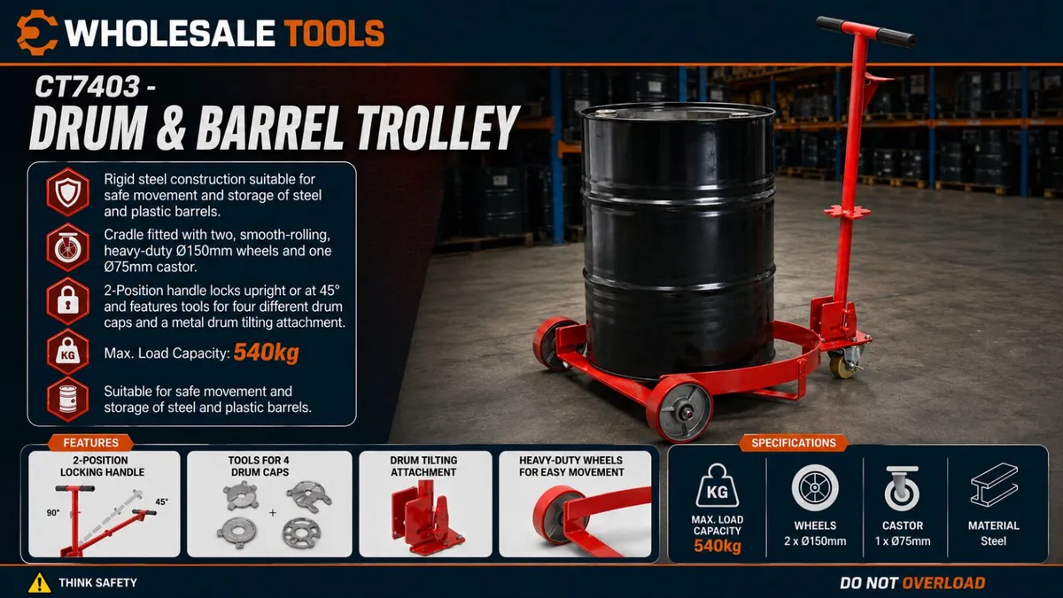Drum & Barrel Trolley - Image 2