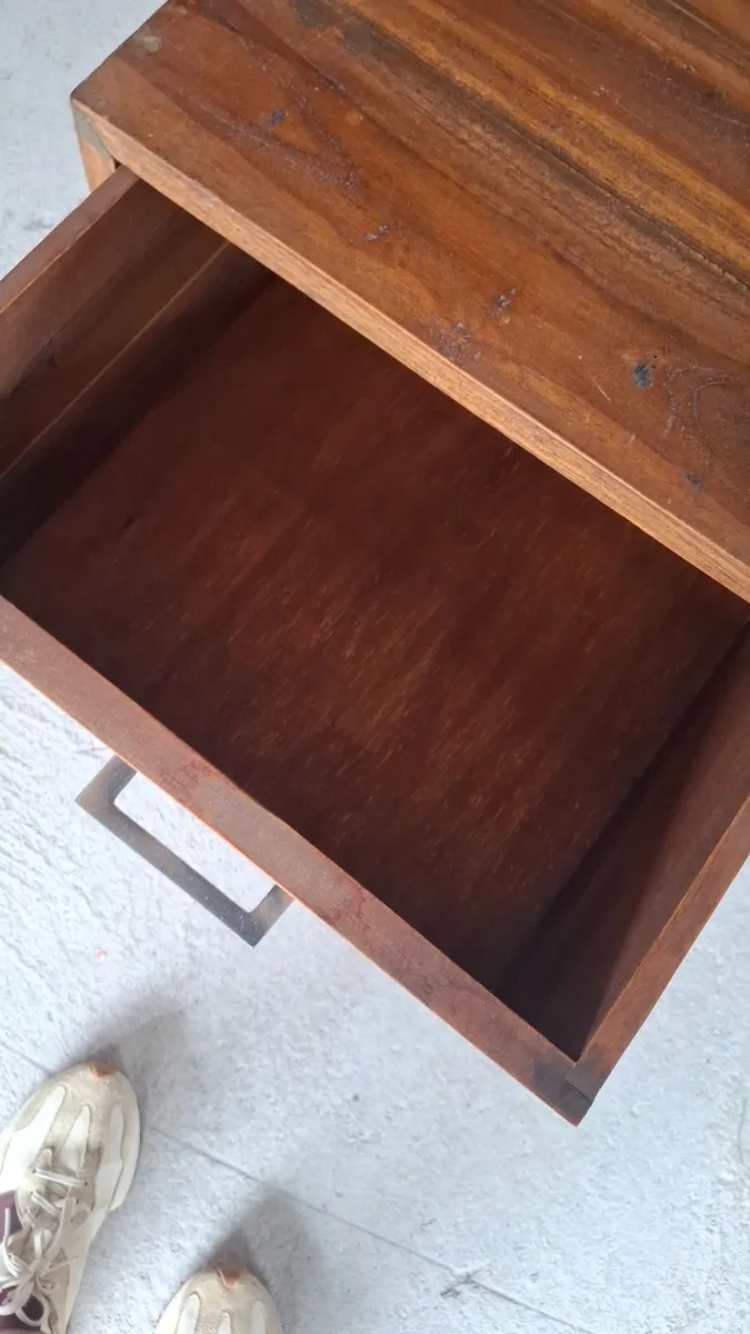 Solid Teak Bedside Drawers - Image 3