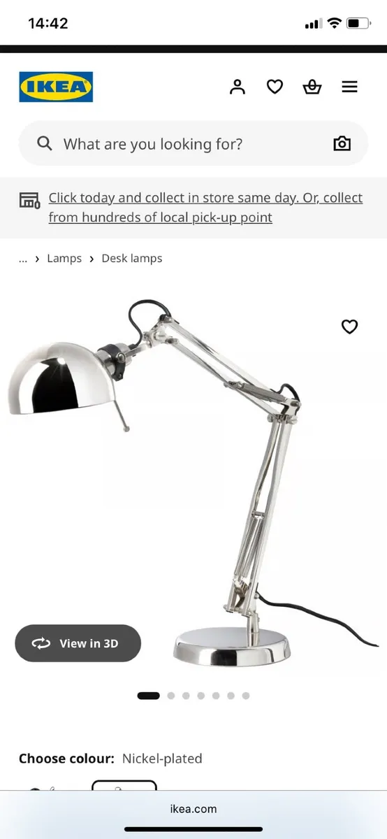 IKEA Forsa work lamp - Image 1