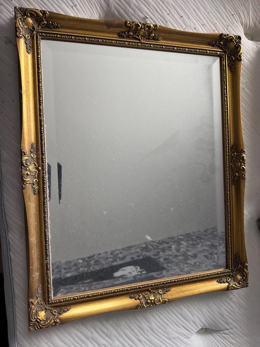 Gilded mirror