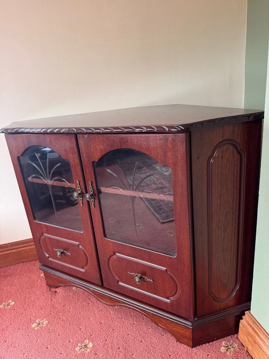 Traditional Wooden Corner Cabinet/ TV Stand - Image 3