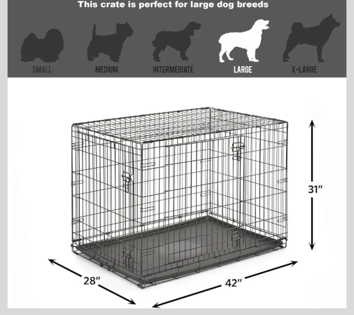 Large Dog Crate - Image 4