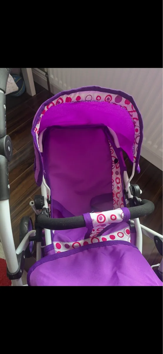 Purple Double dolls Buggy - Image 4