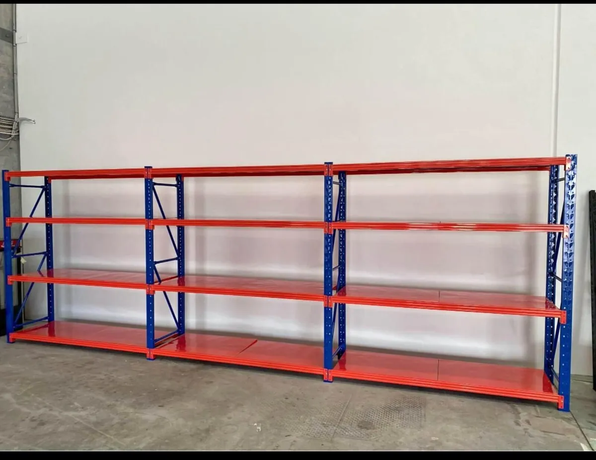 4 Tier Shelving Racking Industrial Shelves - Image 1