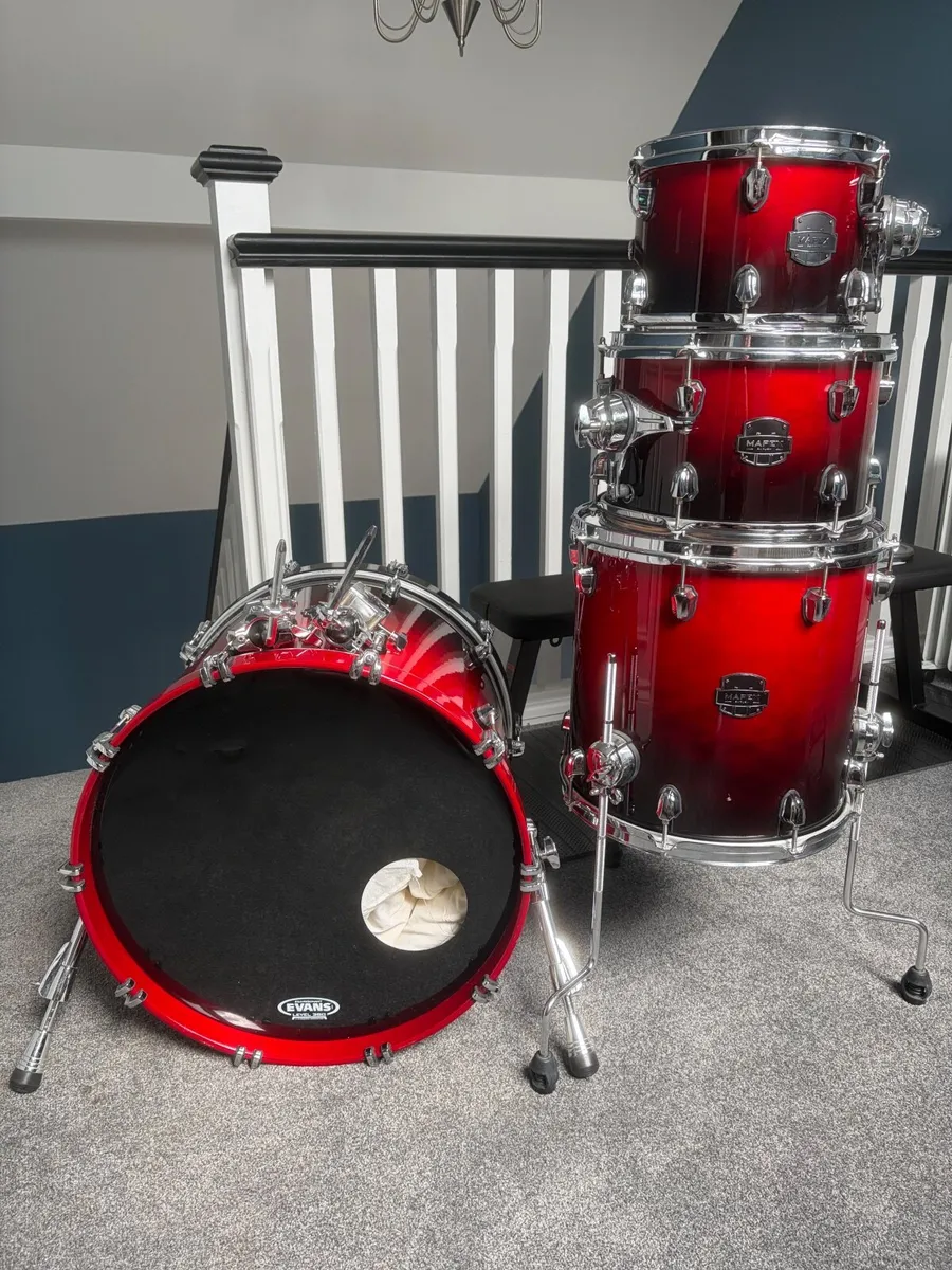 Mapex Saturn 4pc Shell Pack – Scarlet Fade - Image 1