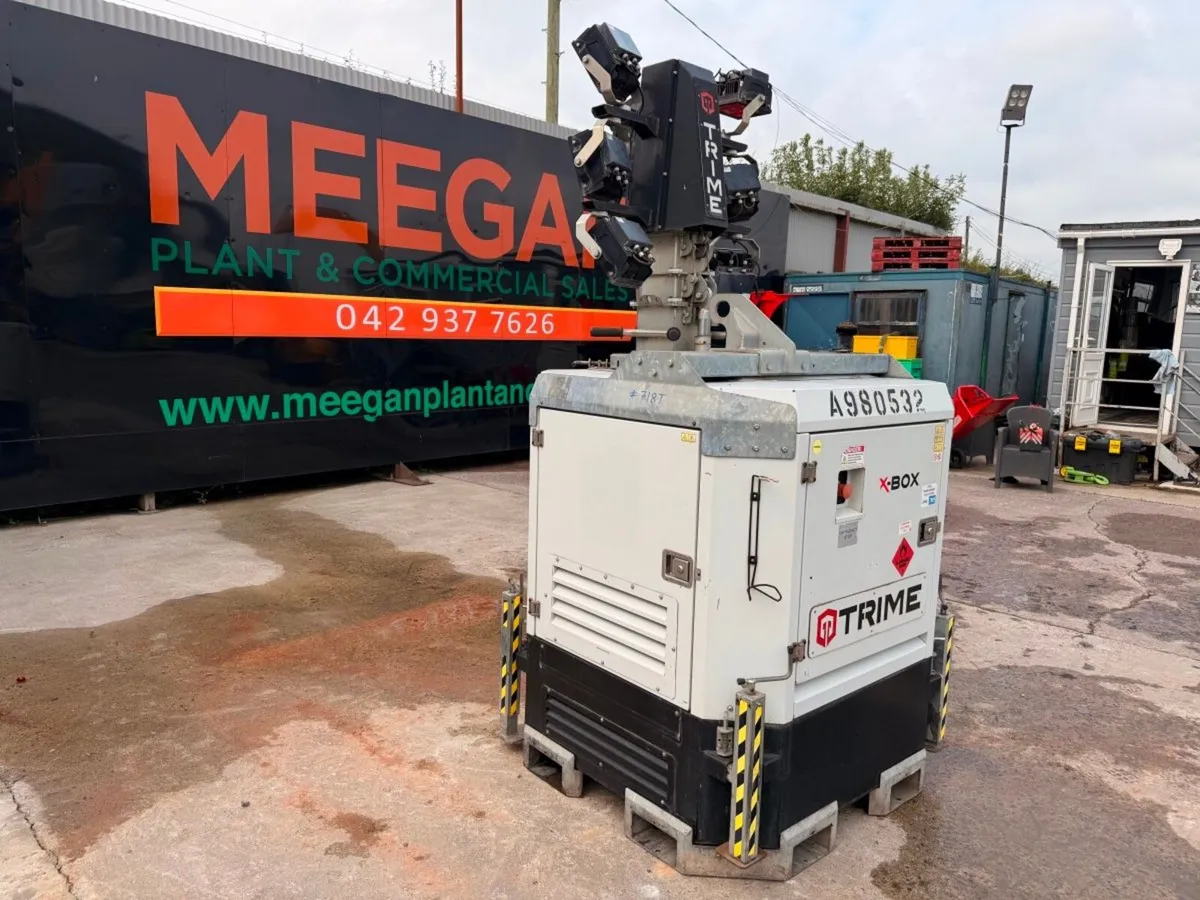 2018 Trime X-Hydrid Diesel Kubota lighting tower . - Image 4