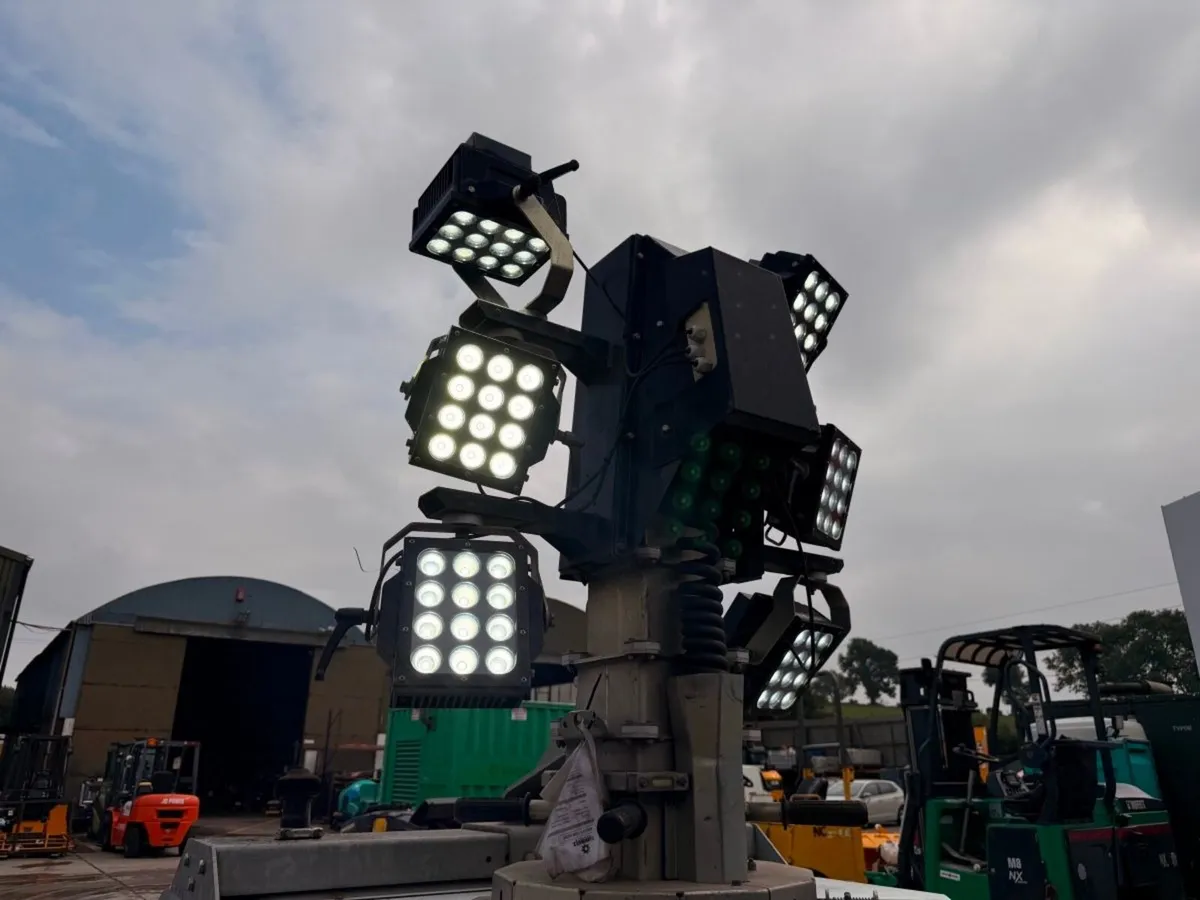 2018 Trime X-Hydrid Diesel Kubota lighting tower . - Image 2