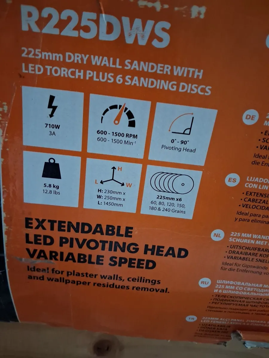 Evolution R225DWS Dry wall sander - Image 4