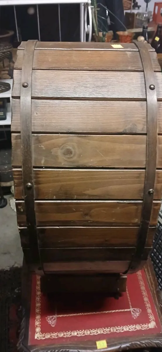 Vintage wine rack cabinet - Image 1