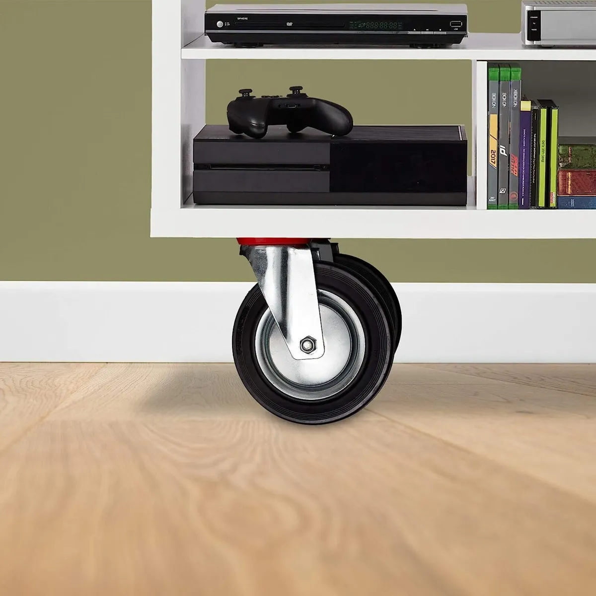 4x 100mm Heavy-Duty Castor Wheels – 600kg - Image 2