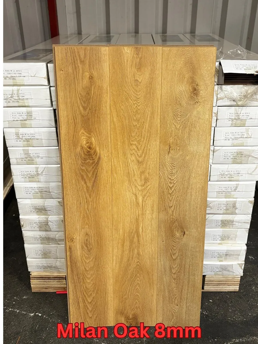New Laminated Flooring 12mm & 8mm Free Delivery - Image 3
