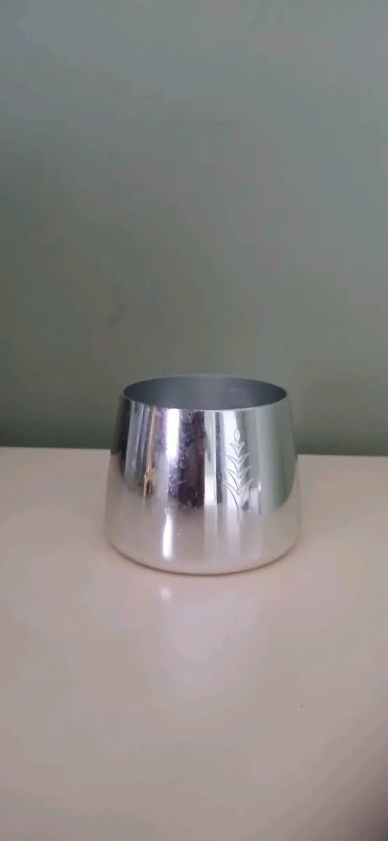 Vintage SONA stainless 3 piece tea set - Image 4