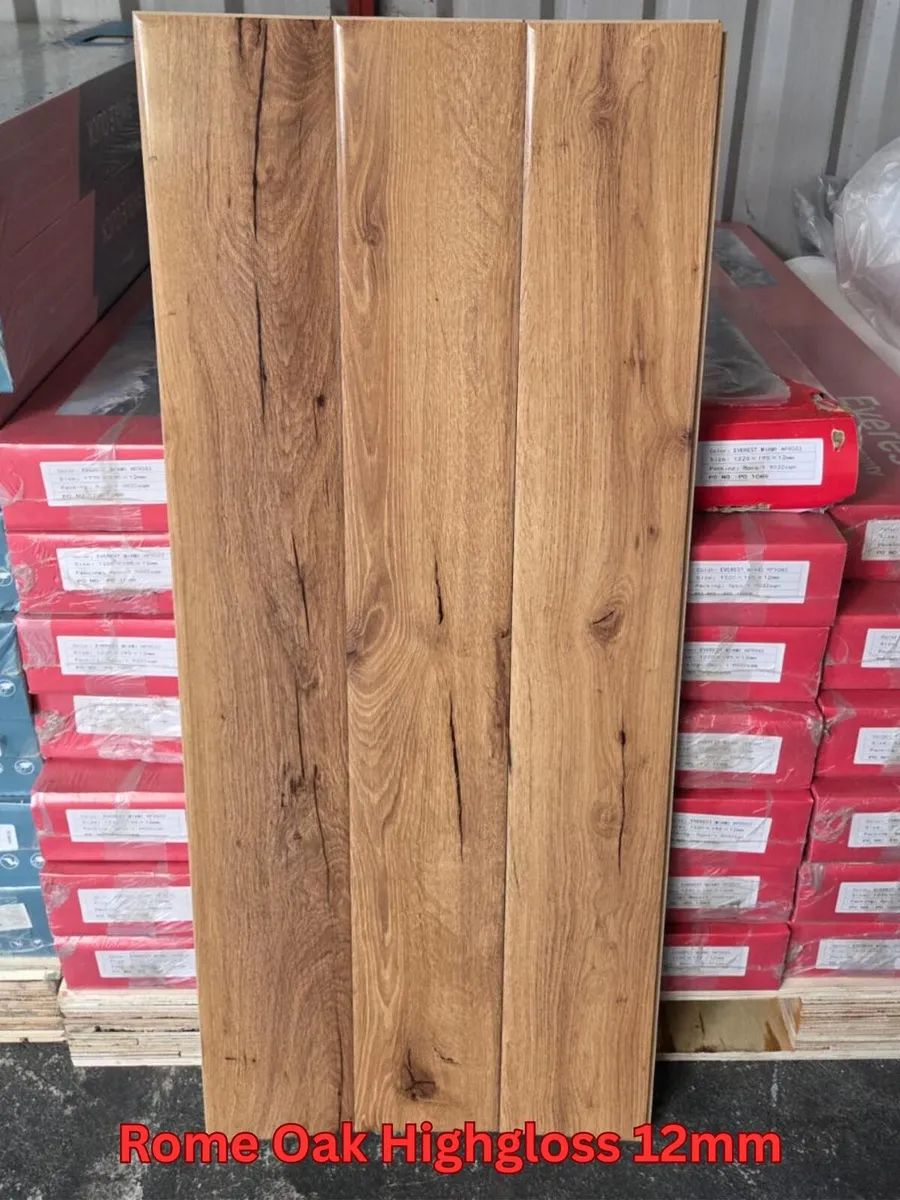 New 8mm & 12mm Laminated Flooring All Finishes - Image 2