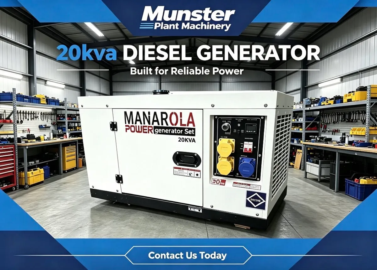 BRAND NEW 20kva SUPER SILENT DIESEL GENERATOR
