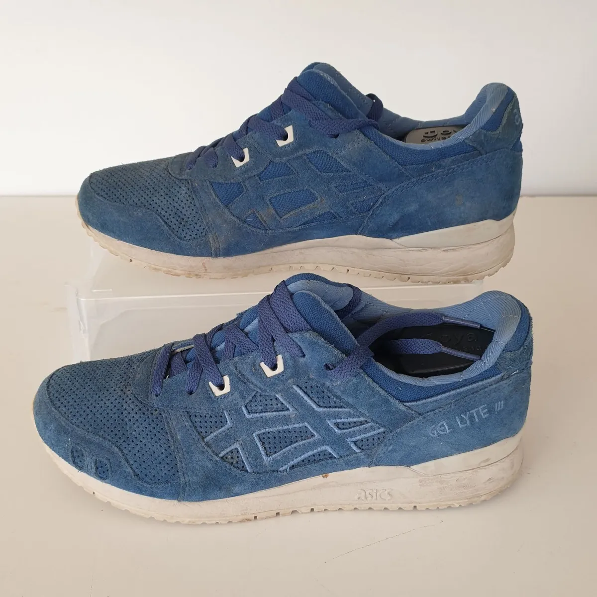 Asics gel lyte iii trainers blue size 9.5 EU 44.5 - Image 3