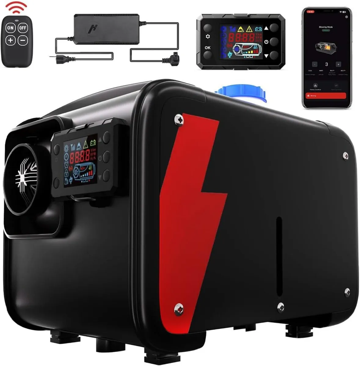 12V Diesel Air Heater with LCD Display - Image 1